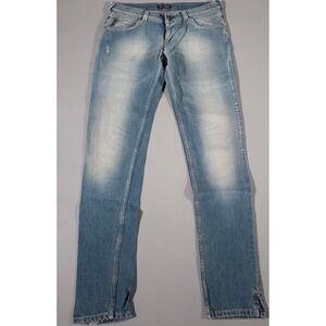Armani Jeans Denim Men 29 Blue Indigo 008 Series Straight Leg Zipper Pockets
